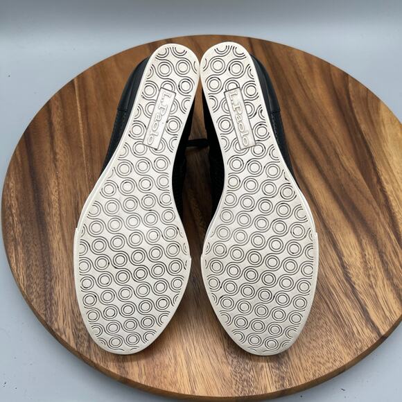 Linea Paolo Felicia Boots Womens Size 8 M Black Wedge Ankle Platform Bootie Zip - Picture 7 of 9